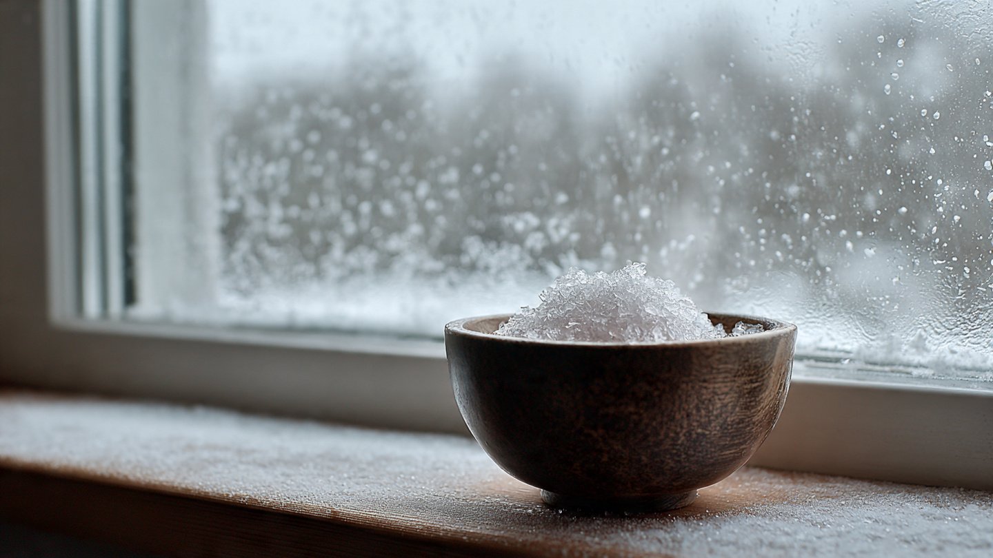 A Bowl of Salt Water by the Window in Winter: This Simple Trick Works Just as Well as Aluminum Foil in Summer