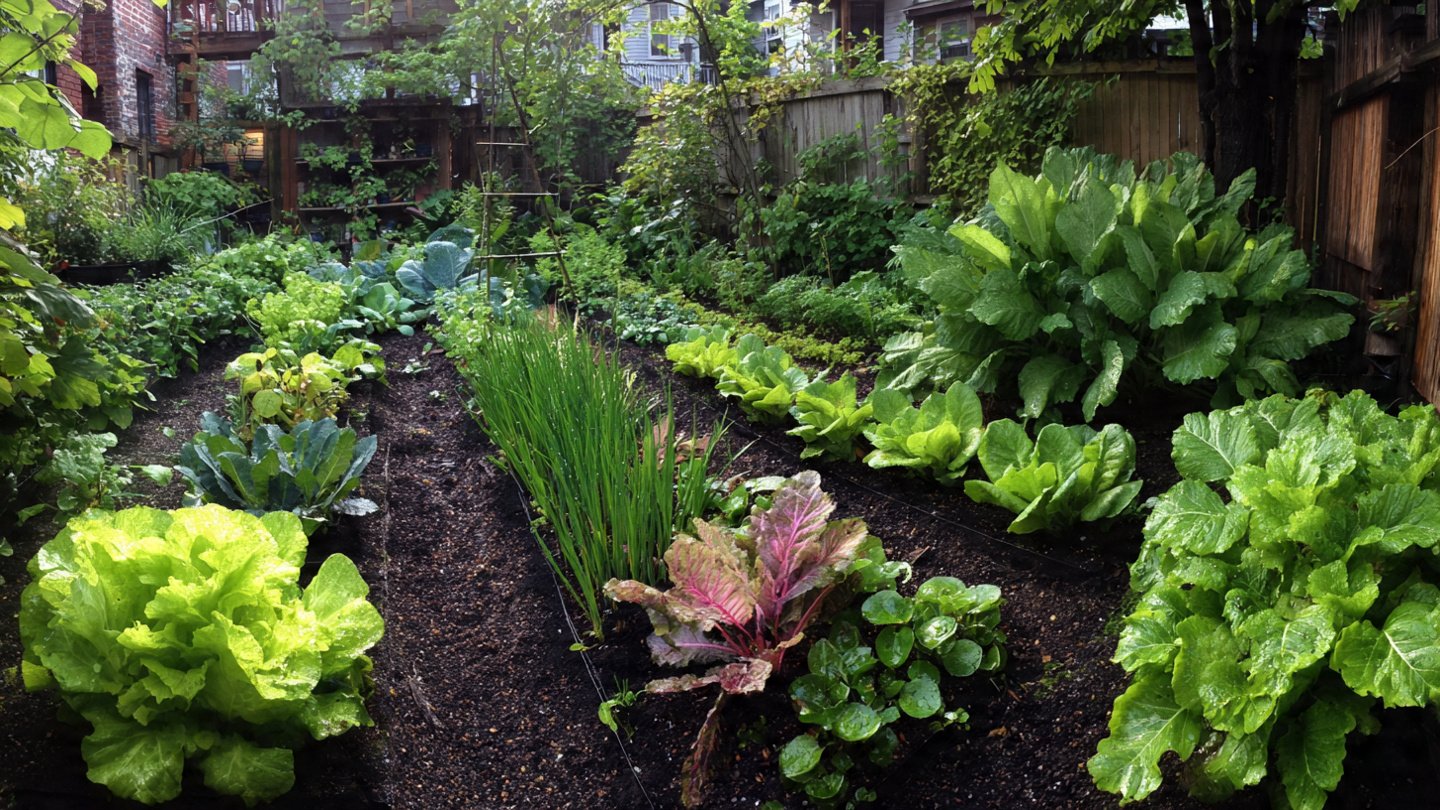 A Peaceful Urban Garden That Grows More Food Than You Expect: Transforming Small City Spaces into Thriving, Productive, and Serene Green Havens