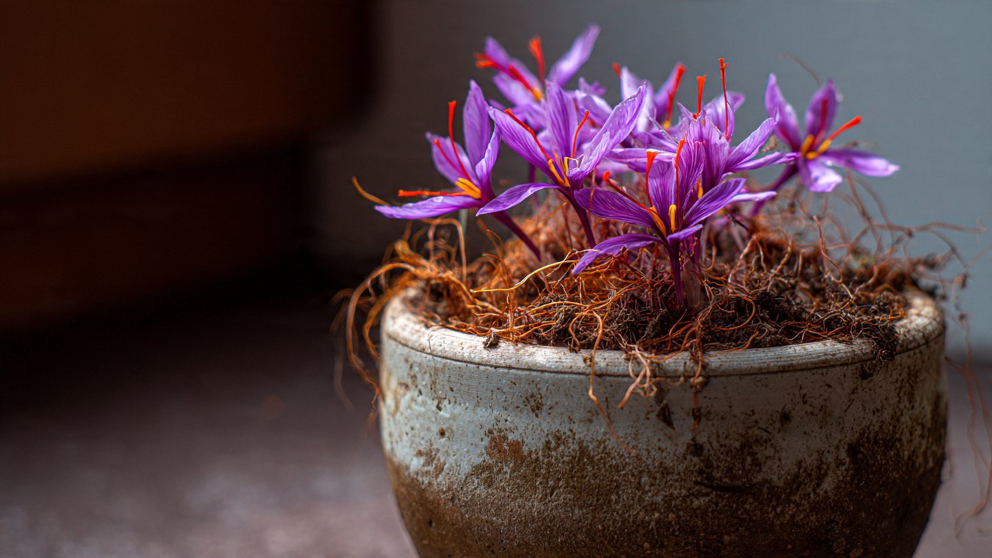Can You Really Grow Your Own Saffron for Pennies in a Small Pot?