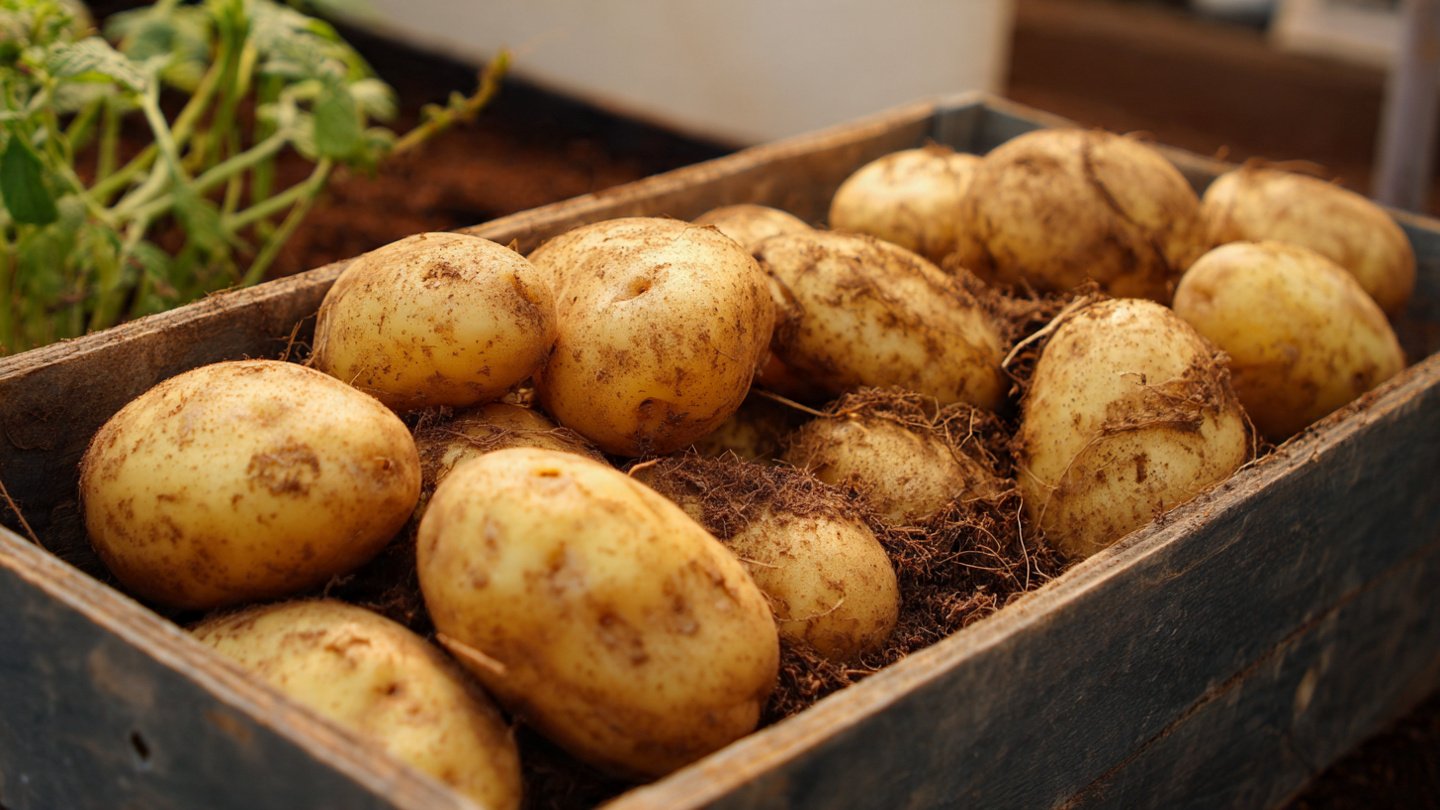Container Potato Growing Method With Big Tubers and High Yields: A Complete Step-by-Step Guide to Growing Healthy, Productive Potatoes at Home Using Simple Containers