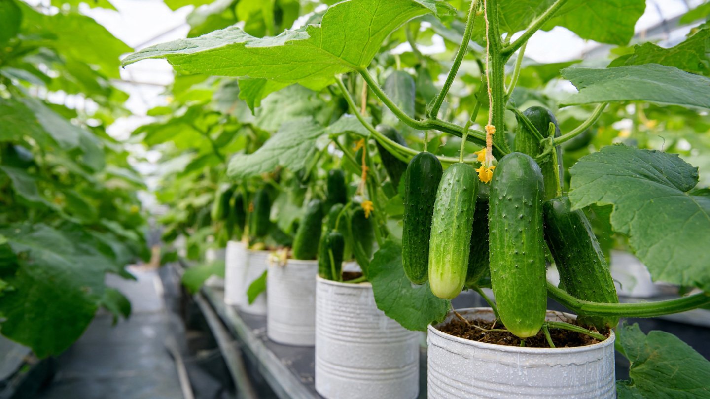 Grow Cucumbers in Plastic Cans — No Garden Needed to Turn Your Space Into a Fresh Veggie Paradise