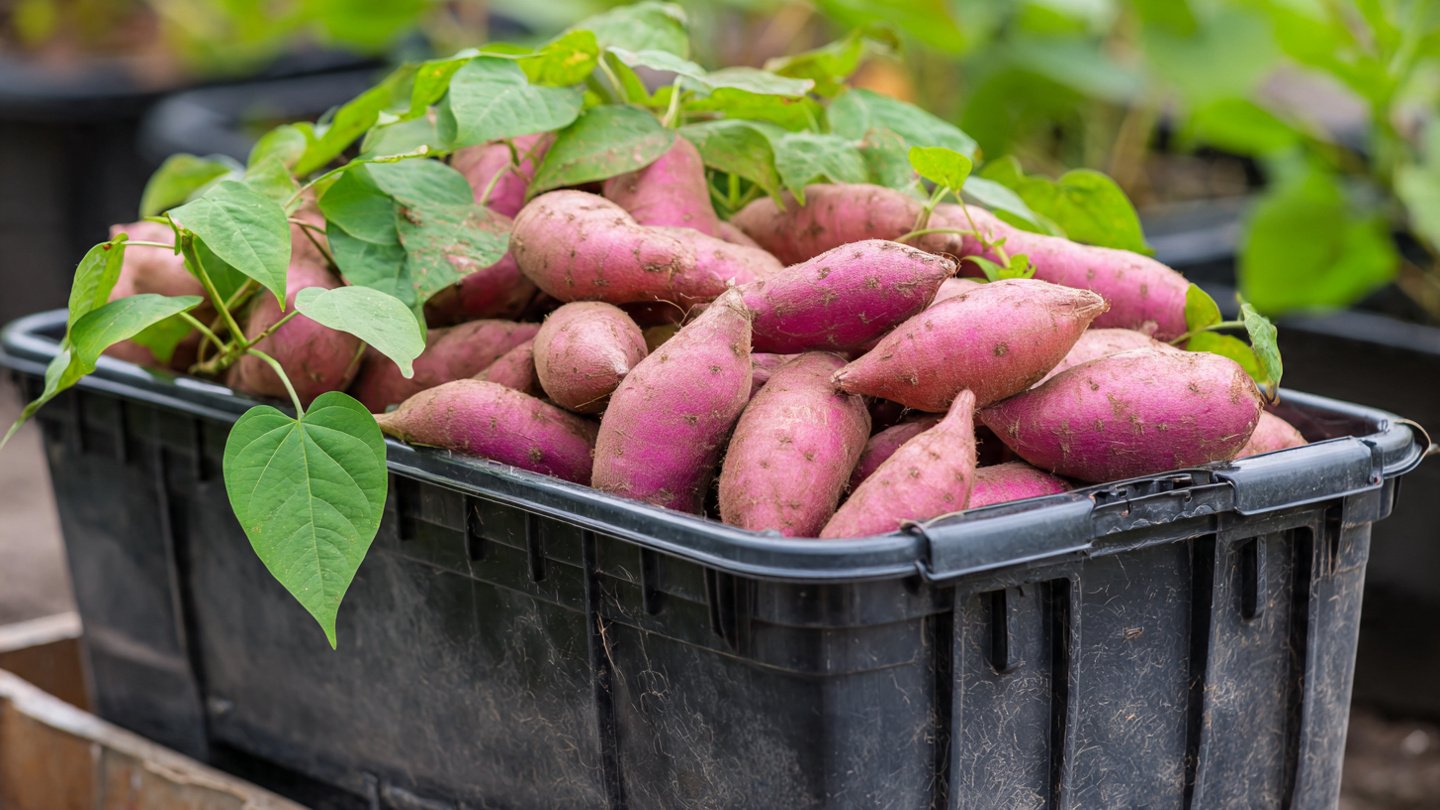 Grow Sweet Potatoes in Plastic Tubs — Harvest Big, Plentiful Roots Without a Garden