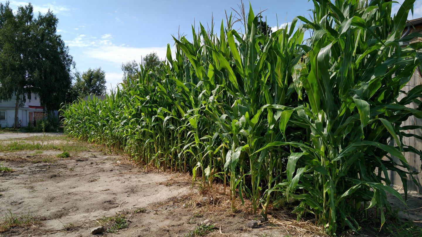 Growing Corn on a Concrete Yard: Surprising Results and High Yield with