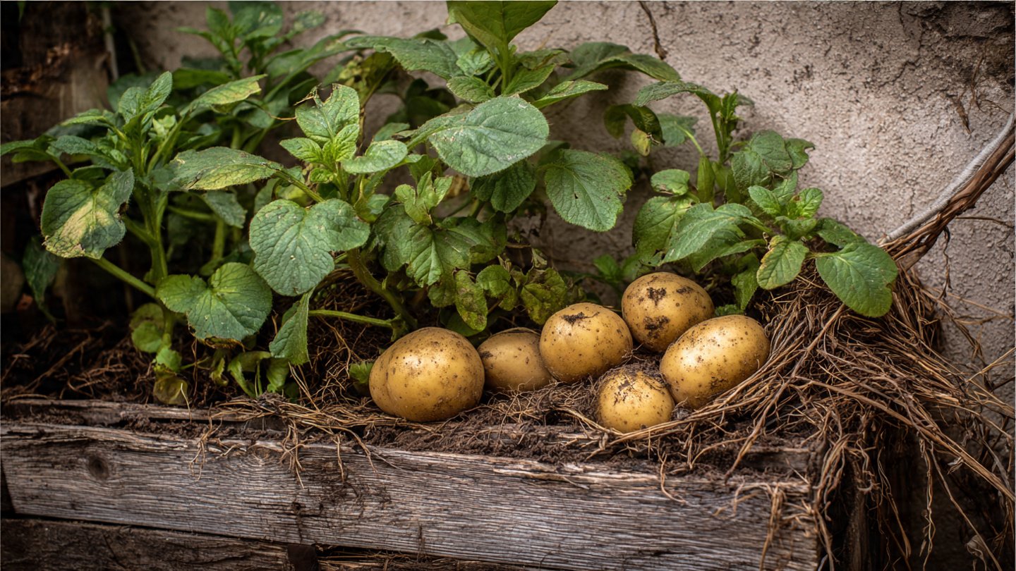 Growing Potatoes on the Terrace Made Simple: A Complete Step-by-Step Guide to Producing Lots of Big, Beautiful, and Healthy Tubers in Small Spaces