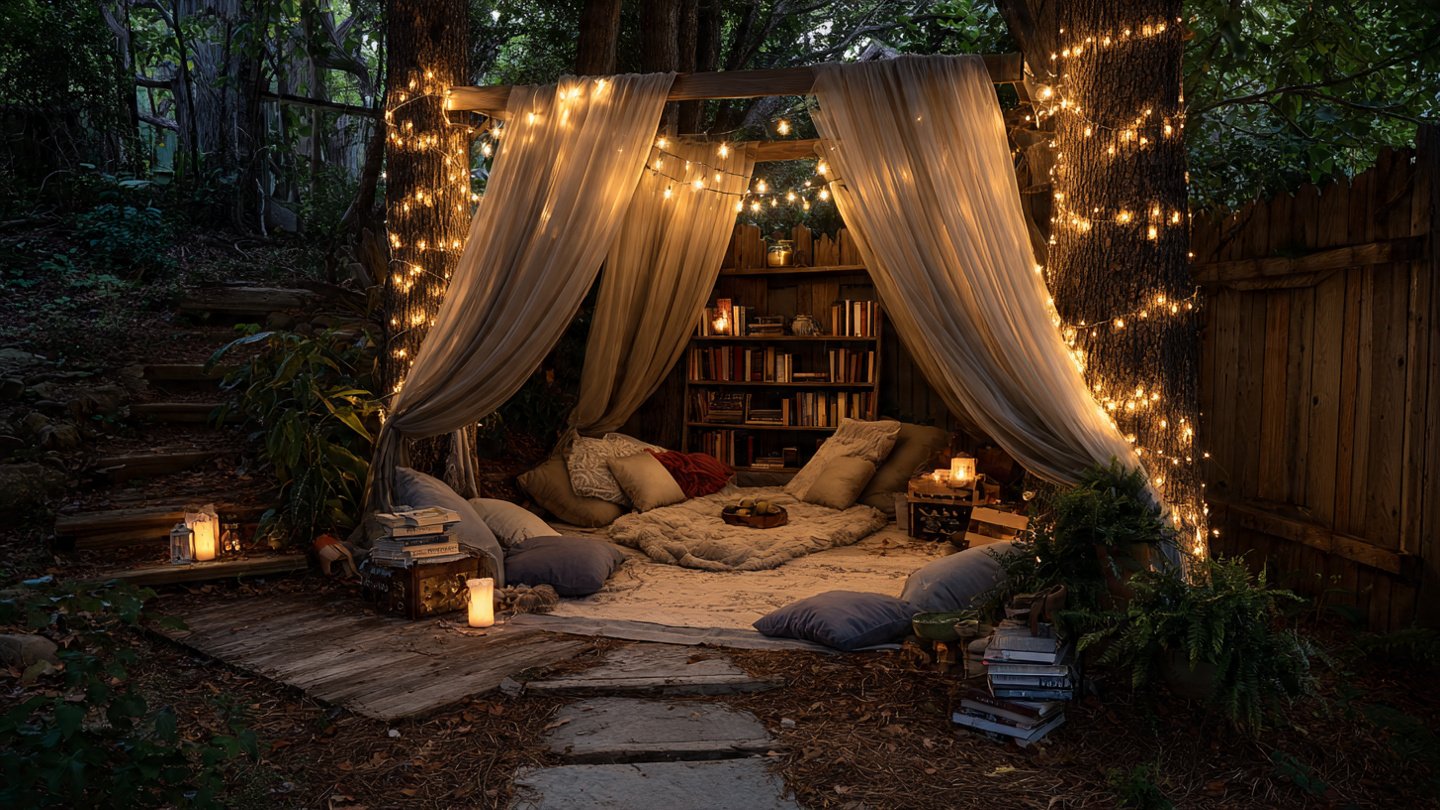How Can You Create a Cozy Outdoor Reading Nook on a Budget?