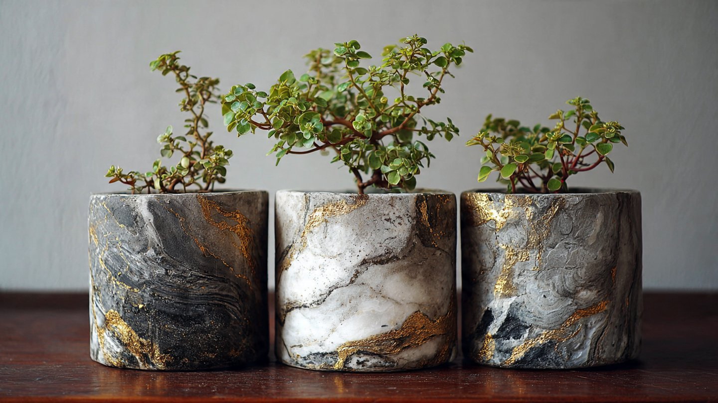 How Can You Transform Old Plastic Pots into Luxurious Stonelook Beauties?
