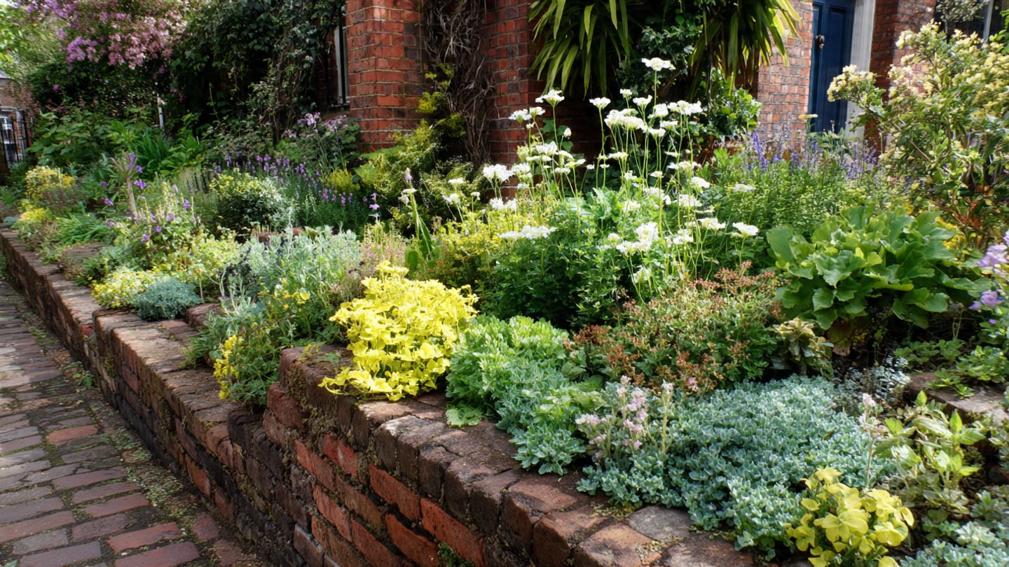 How Can You Transform Your Garden with Recycled Bricks for a Stunning Border?