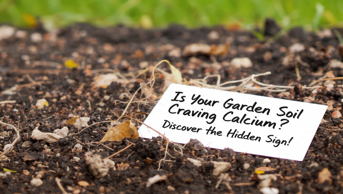 Is Your Garden Soil Craving Calcium? Discover the Hidden Sign!