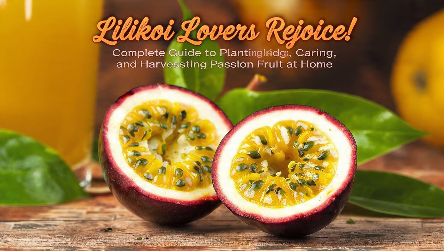 Lilikoi Lovers Rejoice! Complete Guide to Planting, Caring, and Harvesting Passion Fruit at Home