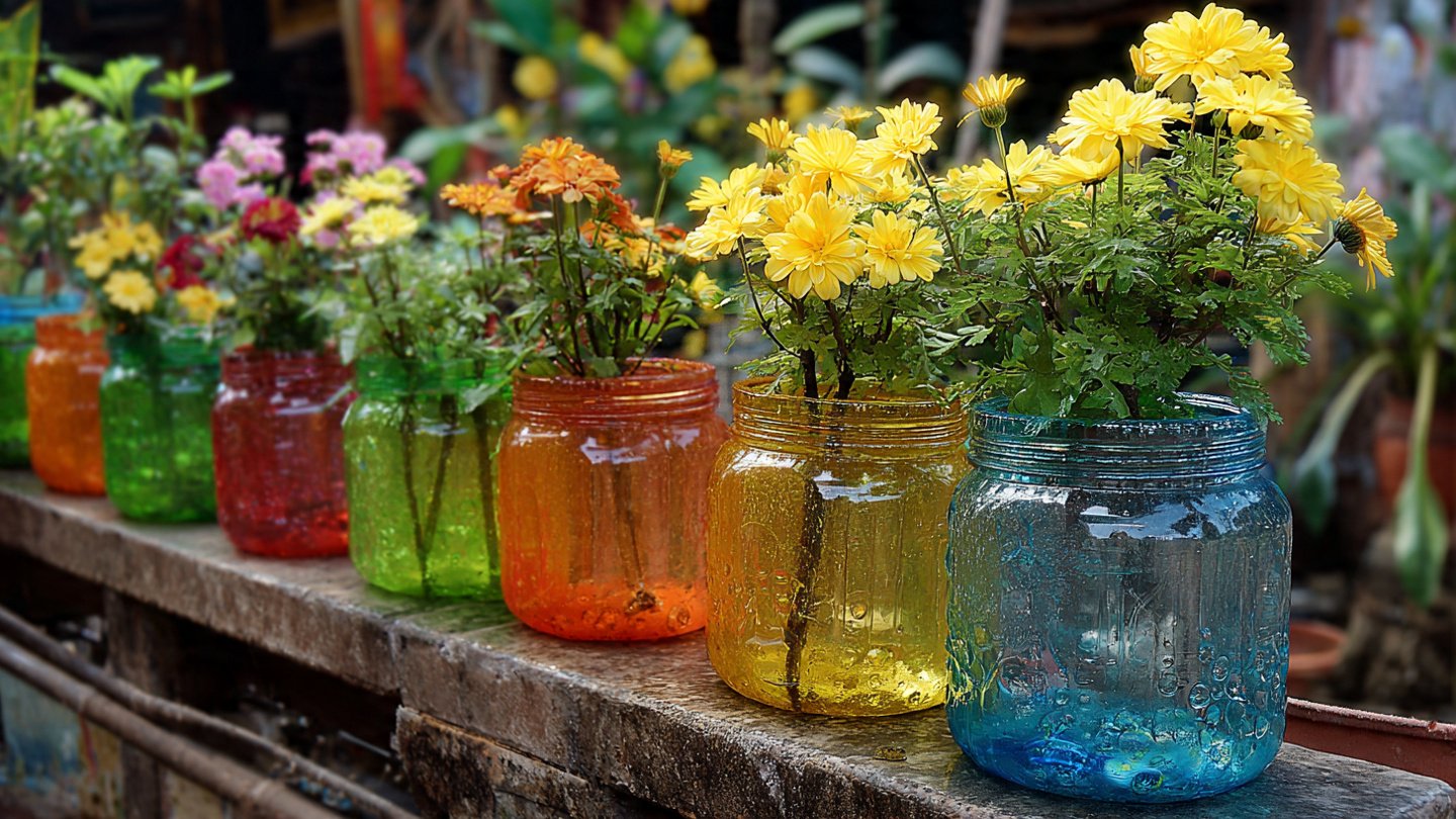 Recycle Plastic Bottles into Beautiful Flower Pots for Your Garden