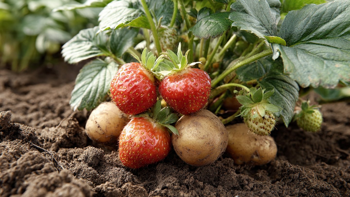 Revolutionary Strawberry Propagation: Achieve 100% Success Using Potatoes at Home