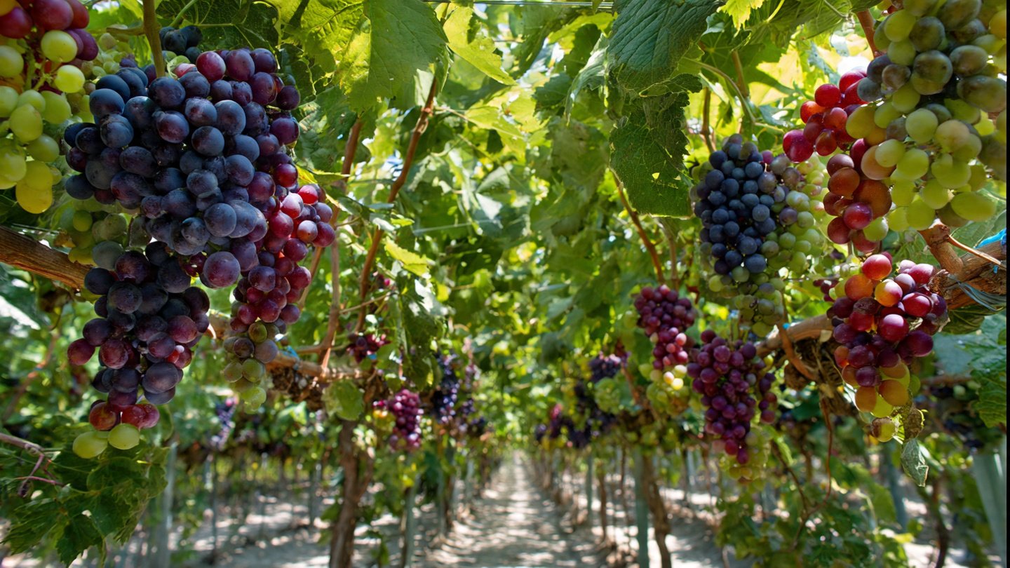 The New Advanced Technique for Growing Grape Vines with Higher Yield and Sweeter Fruits