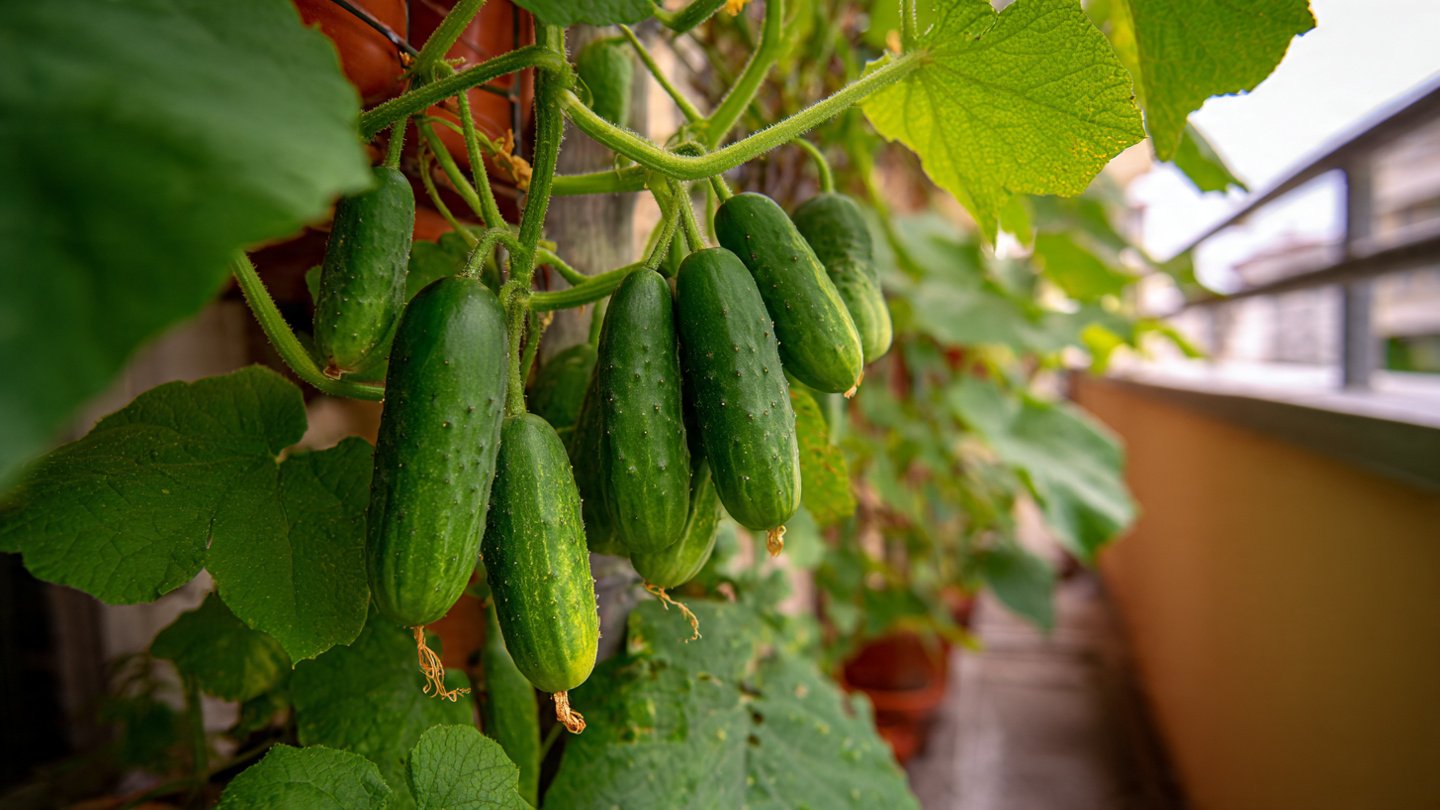 Turn Your Balcony Into a Fresh Cucumber Farm: The Simple Method for Big Harvests in Small Spaces