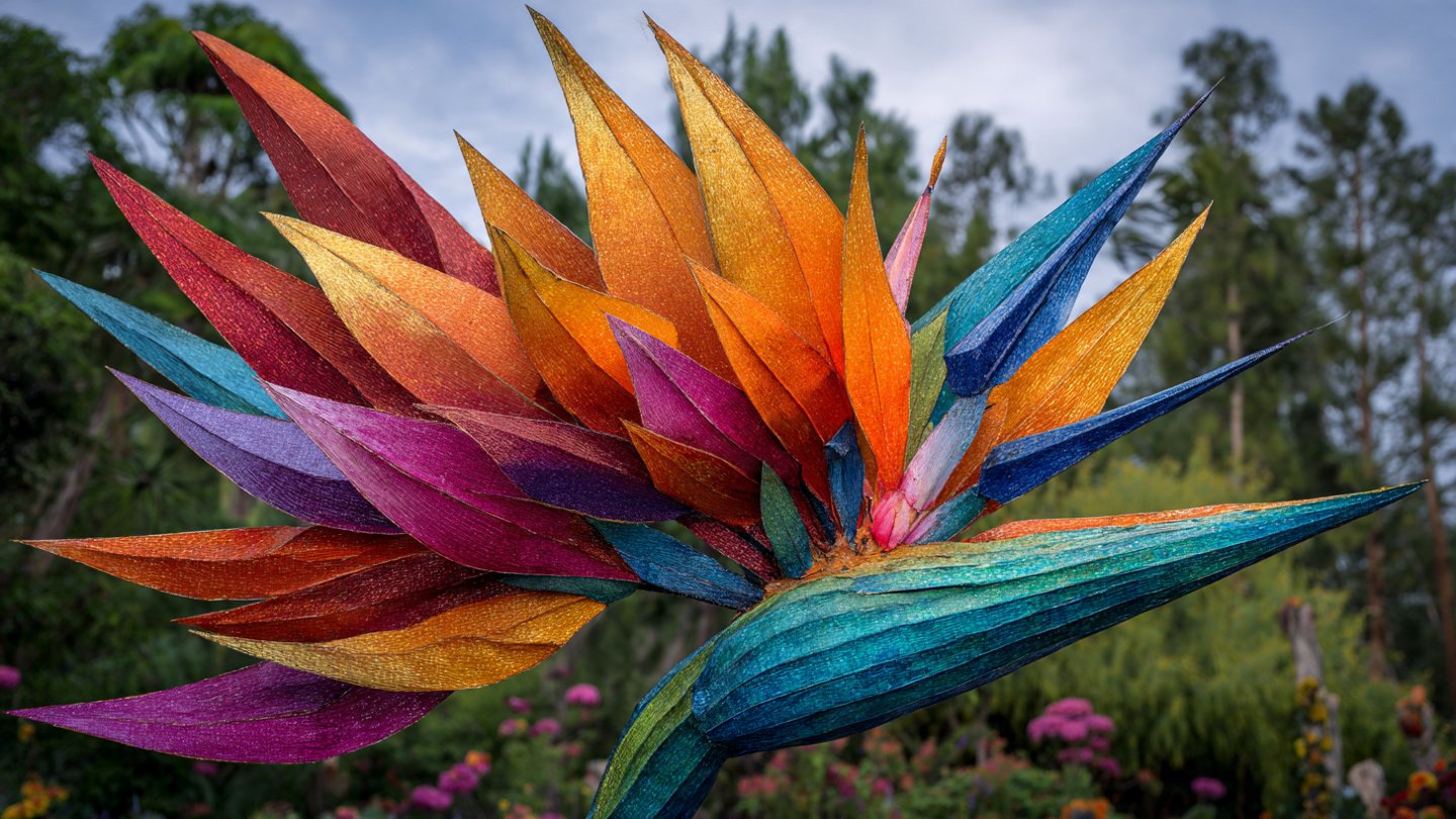 What Happens When You Use a Giant Bird of Paradise to Make a Statement?